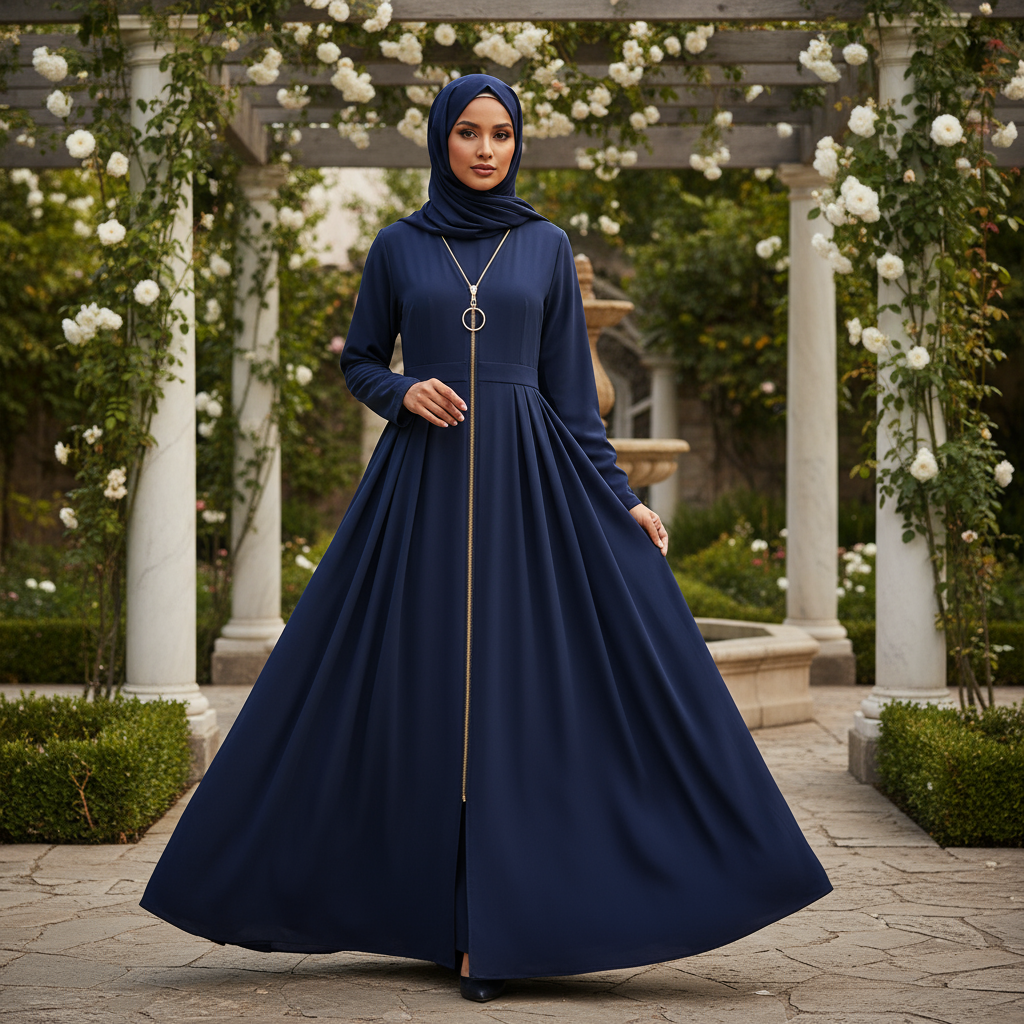 Sky Blue Saudia Hijab